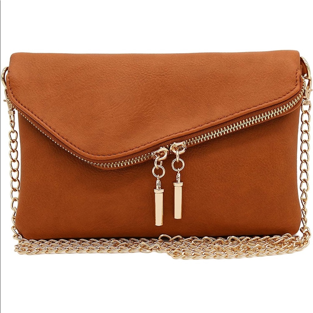 BRAND NEW WOMENS CAMEL CLUTCH/CROSSBODYHANDBAG NWT - Picture 2 of 7